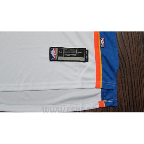 Camiseta Oklahoma City Thunder Paul George #13 2017-18 Blanco